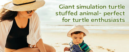 Giant Turtle Stuffed Animal 25 inch, Large Stuffed Sea Turtle Plush Toy, Big Stuffed Turtle Pillow for Kids,  Green