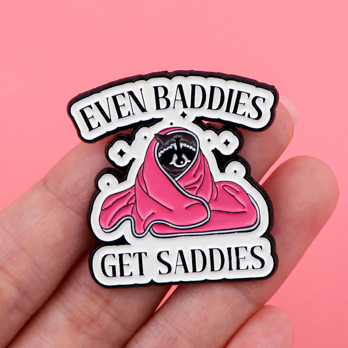Cute Raccoon Enamel Pin