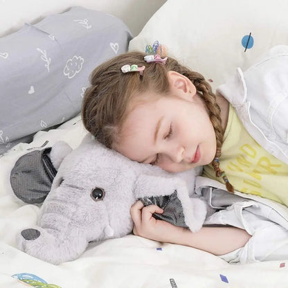 Elephant Plush Soft Hug Stuffed Animals Pillow for Boy Girl Kids ( Grey, 24 Inches)