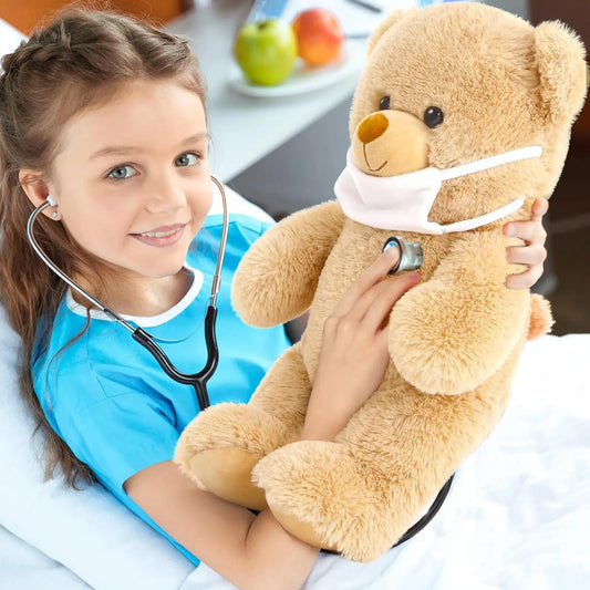 Get Well Soon Teddy Bear Stuffed Animal - Stuffed Bear Plush Toy, Get Well Soon Gifts for Kids Men Women After Surgery