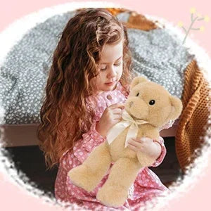 I Love You Teddy Bear Stuffed Animals Valentines Day Gifts,2-Pack Soft Embroidered Stuffed Bear Stuffed Animals Bulk