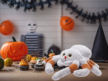 Spooktacular Giant Spider Plush - 20'' Soft and Cuddly Halloween Decor 🕷️