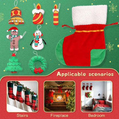 8 Pieces Christmas Ornaments Set Christmas Tree Decorations Gifts, Christmas Hanging Decor
