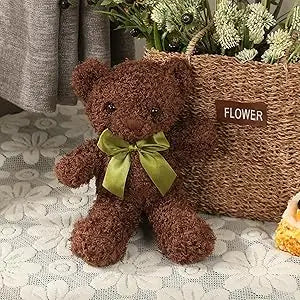 Cute Teddy Bear Stuffed Animal Soft Plush Bear Toy for Kids,as a Gift for Birthday/Christmas/Valentine's Day 9.8 inch