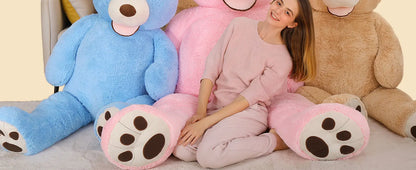 Giant Pink Teddy Bear 6ft Stuffed Animal ，Large Teddy Bear Plush -for Valentines Day,Anniversary,Birthday