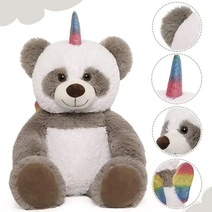 Toys Studio Pandacorn Stuffed Animal Cute Panda Unicorn Plush Toy for Boys Girls (Pandacorn)
