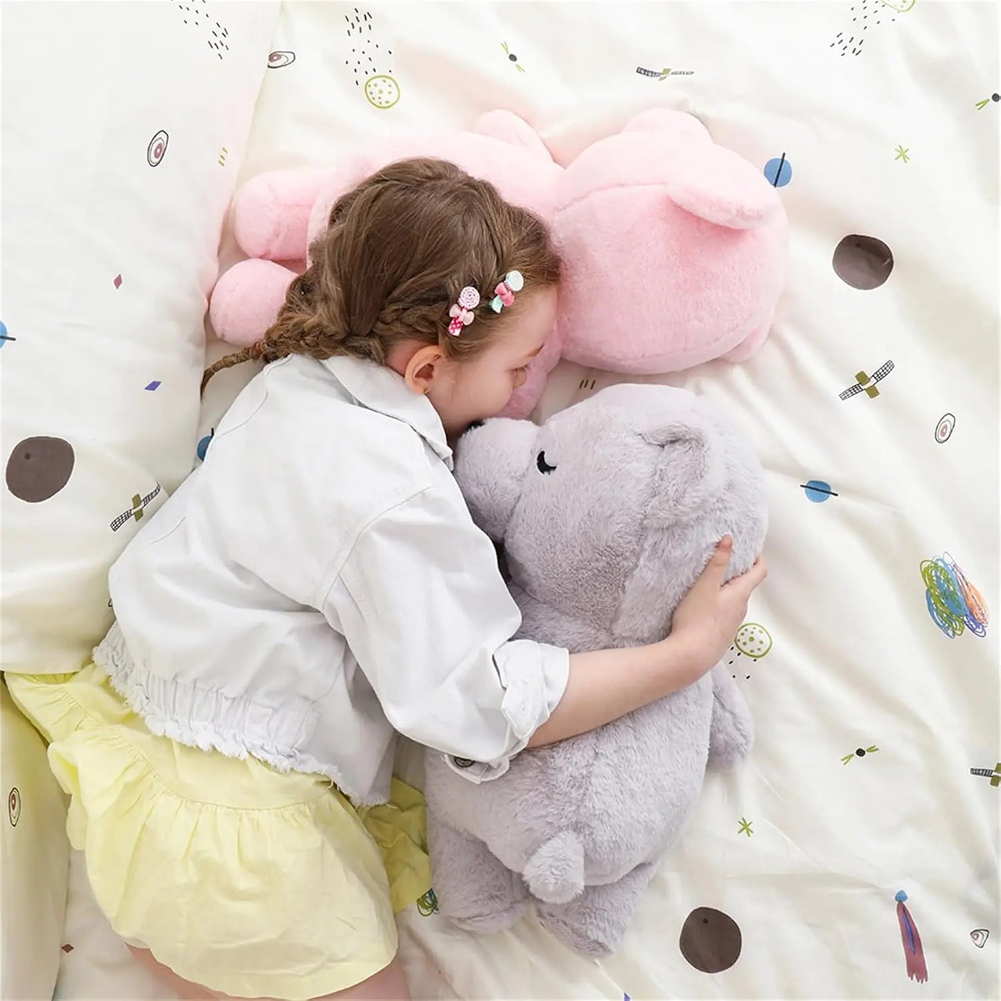 20" Big Teddy Bear Stuffed Animals, Soft Koala Bear Plush Toy Hugging Baby Pillow for Kids, Gray