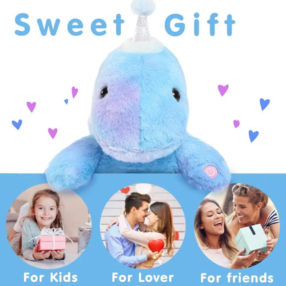 Light Up Dinosaur Stuffed Animal Soft Cute Night Light Dinosaur Plush Toys with Colorful Light Gift for Kids