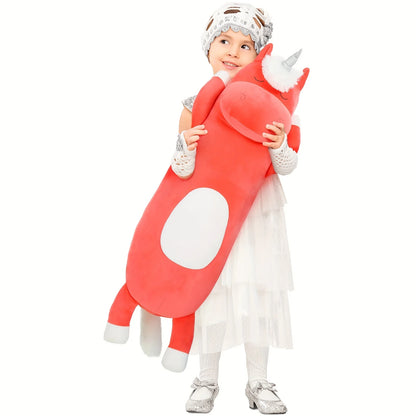 36.2" Unicorn Body Pillow Large Hugging Pillow Unicorn Stuffed Animal, Soft Plush Toy