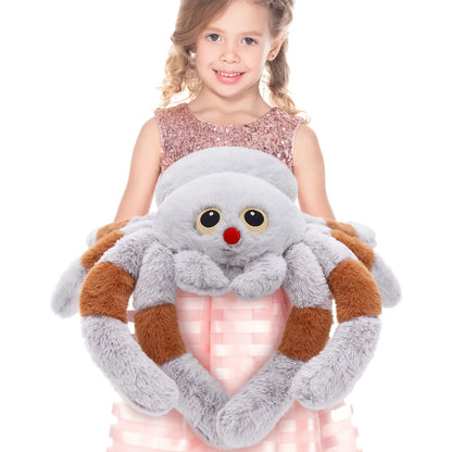 Spooktacular Giant Spider Plush - 20'' Soft and Cuddly Halloween Decor 🕷️
