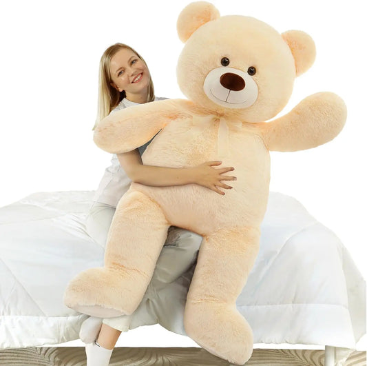 Giant Teddy Bear Stuffed Animal 4 Feet,51.8in Big Teddy Bear for Baby Shower  Valentine's Day