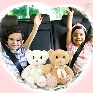 I Love You Teddy Bear Stuffed Animals Valentines Day Gifts,2-Pack Soft Embroidered Stuffed Bear Stuffed Animals Bulk