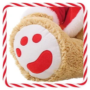 Christmas Teddy Bear Stuffed Animal Santa Claus Snowman Elk Stuffed Soft Plush Toys, 24"(Red Coat, Hat)