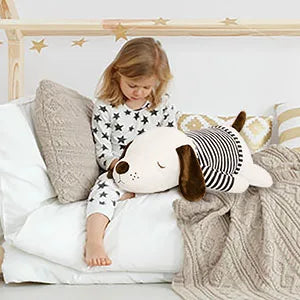 27.5” Large Stuffed Dog Plush Soft Hugging Pillow Cute Animal Body Pillow for Adults Kids Boys Girls