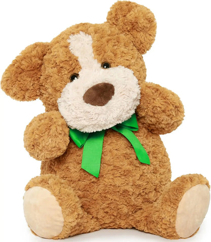 Dog Stuffed Animal Dog Plush, Soft Stuffed Dog Large Size, Brown Stuffed Puppy Plush for Kids, 24in