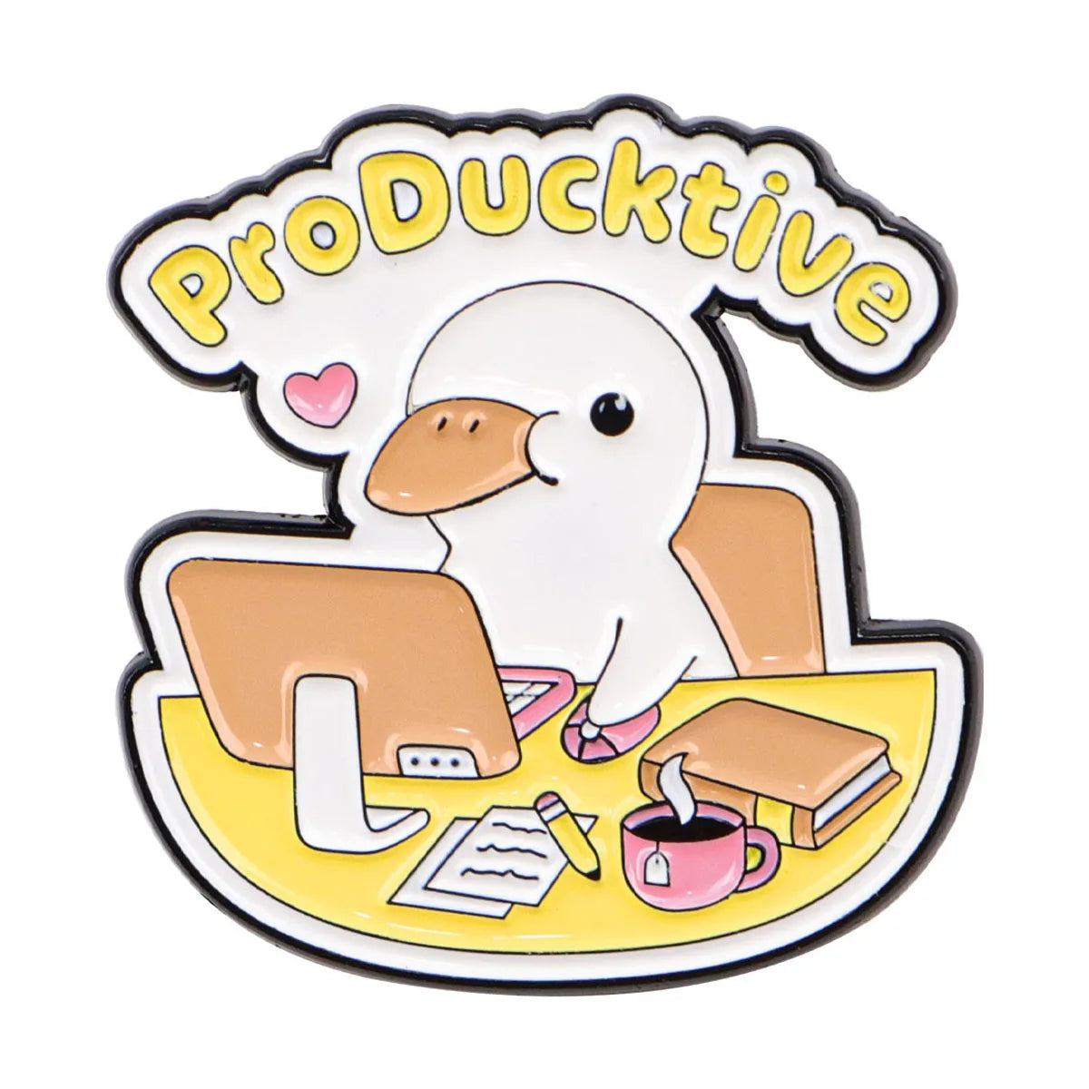 Duck Lovers Enamel Pin