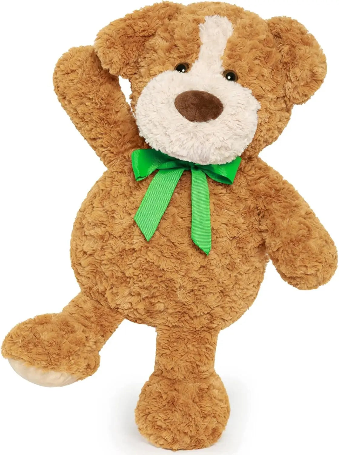 Dog Stuffed Animal Dog Plush, Soft Stuffed Dog Large Size, Brown Stuffed Puppy Plush for Kids, 24in