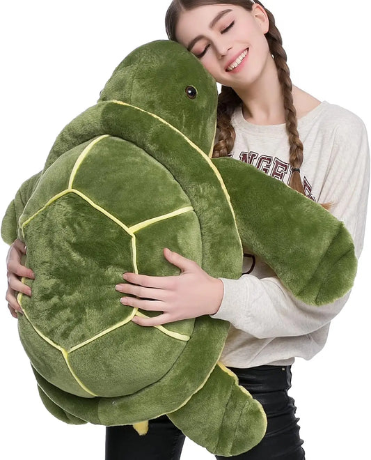 33" Soft Big Sea Turtle Stuffed Animal, Turtle Plush Pillow for Birthday, Valentine, Christmas, Sea Turtle Toys