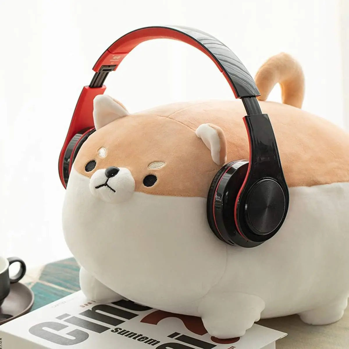 Shiba Inu Plush Stuffed Animal Corgi Plush Cute Dog Plushie Toy Anime Corgi Shiba Plush Kawaii Plushies Dog Soft Pillow,