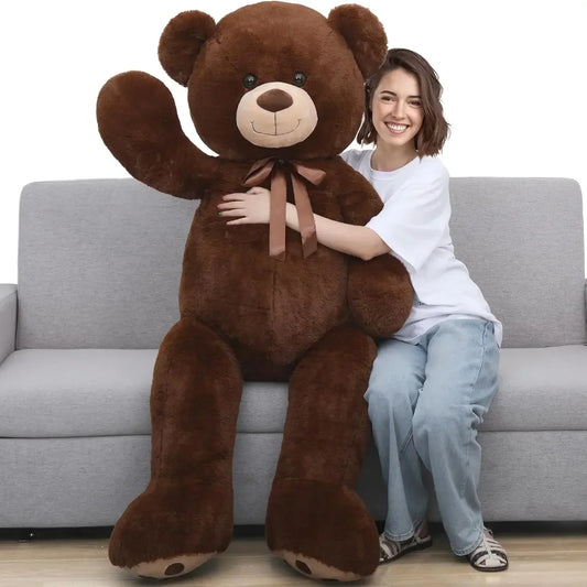 Teddy Bear 5ft, Fluffy Life Size Giant Stuffed Bear , Cute  Teddy Bear Plush Gift for Kids, Girlfriend, Boyfriend,
