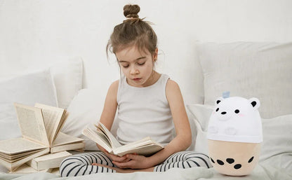 11.8" Boba Bear Plush Pillow Stuffed Animals - Soft Hug Hugging Pillow Gifts for Kids