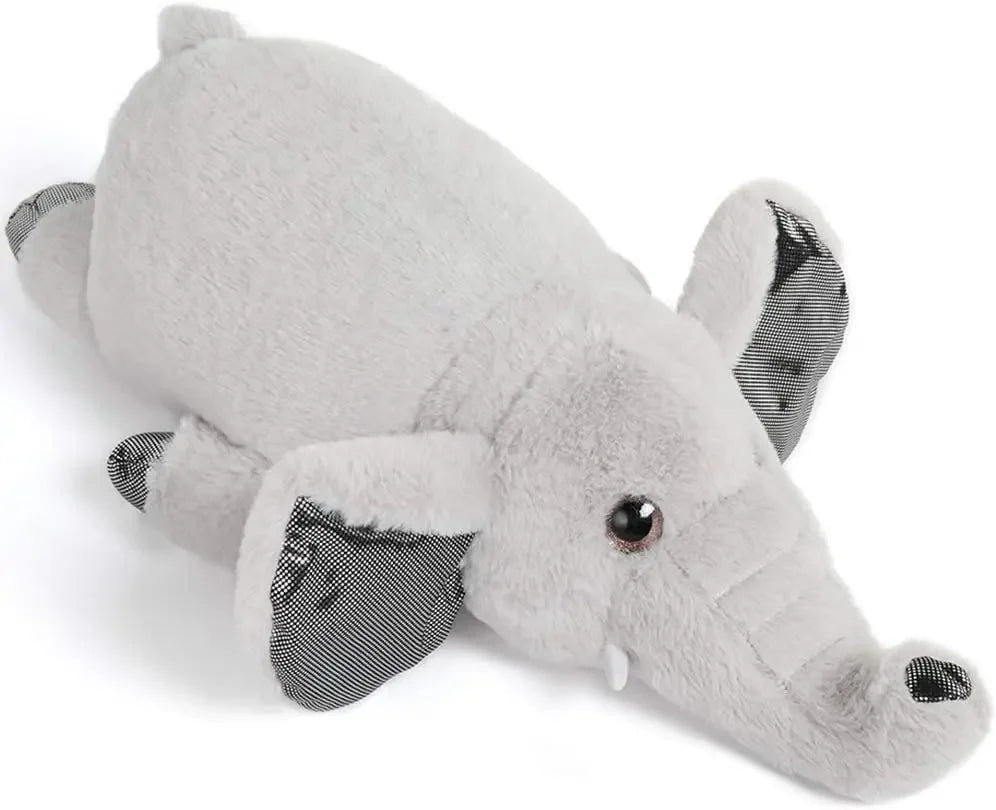 Elephant Plush Soft Hug Stuffed Animals Pillow for Boy Girl Kids ( Grey, 24 Inches)