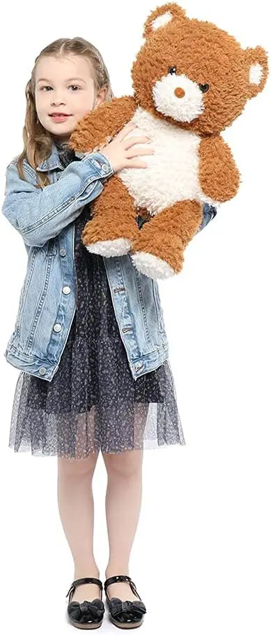 Cute Teddy Bear Stuffed Animal Plush Brown Teddy Bear Gifts for Girlfriend Kids, 20.5 Inch