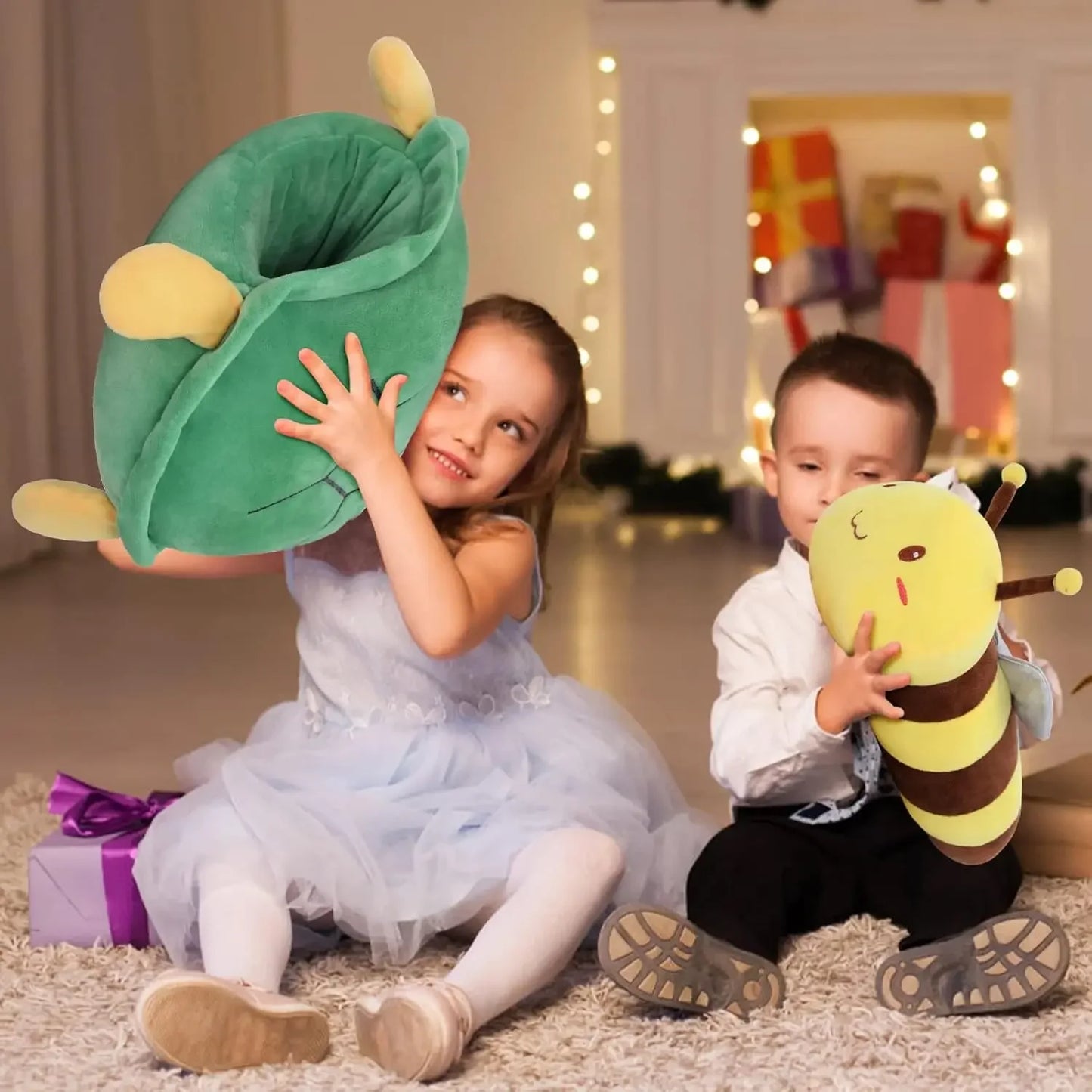 Sea Turtle Stuffed Animal Cute Pillow Cuddly Stuffed Cute Plush Doll Pillow for Kids  Valentine's Day Birthday Gift