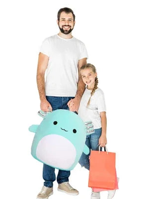 16" Large Axolotl Plush Toy Throw Pillow - Stuffed Animals Toy Giant Soft Hug Squishy and Cuddly Salamander Plushie