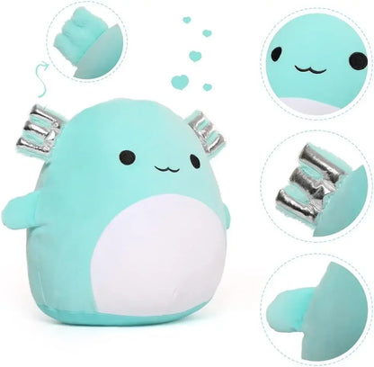 16" Large Axolotl Plush Toy Throw Pillow - Stuffed Animals Toy Giant Soft Hug Squishy and Cuddly Salamander Plushie