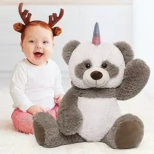 Toys Studio Pandacorn Stuffed Animal Cute Panda Unicorn Plush Toy for Boys Girls (Pandacorn)