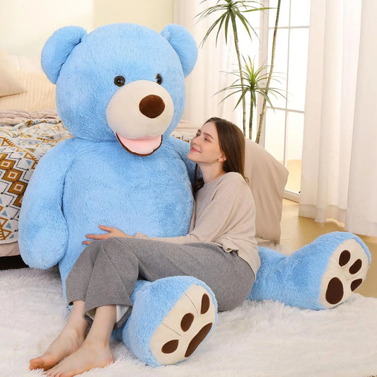 Giant Teddy Bear Plush 6 Feet, Large Big Teddy Bears Stuffed Animals for Girlfriend Boyfriend，Baby Shower