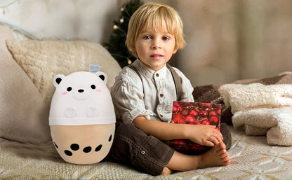 11.8" Boba Bear Plush Pillow Stuffed Animals - Soft Hug Hugging Pillow Gifts for Kids